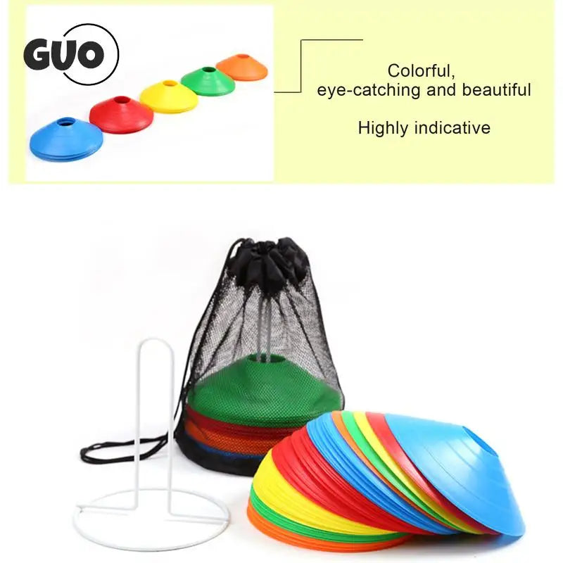 1Pc Football Ball Game Agility Disc Cone Space Cones Multi Sport Training Space Cones for Soccer